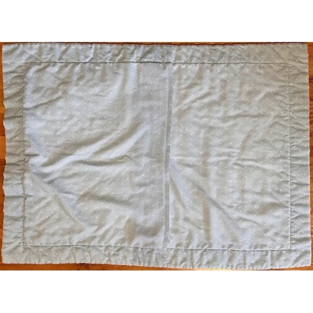 Vintage Pastel Pillow Sham with‎ floral and dots